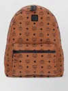 Mcm Backpack Adjustable Straps Front Zip Pocket Handle In Multi