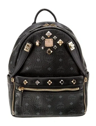 Pre-owned Mcm Backpack In Black