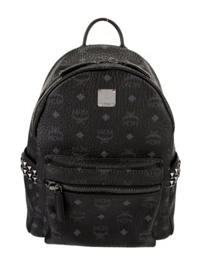 Pre-owned Mcm Backpack In Black