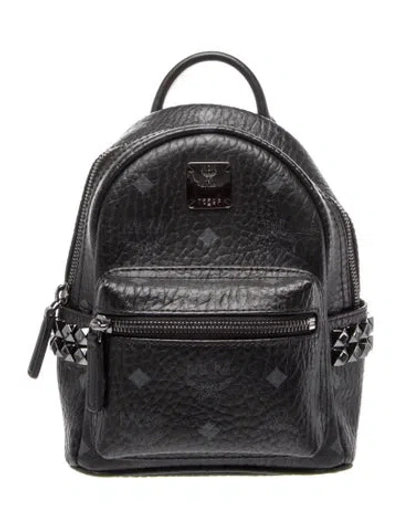 Pre-owned Mcm Backpack In Black