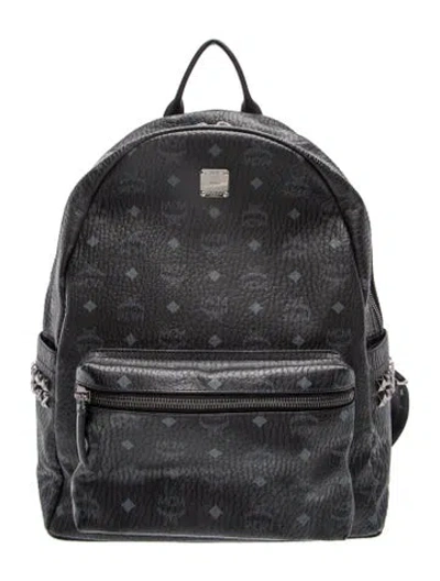 Pre-owned Mcm Backpack In Black