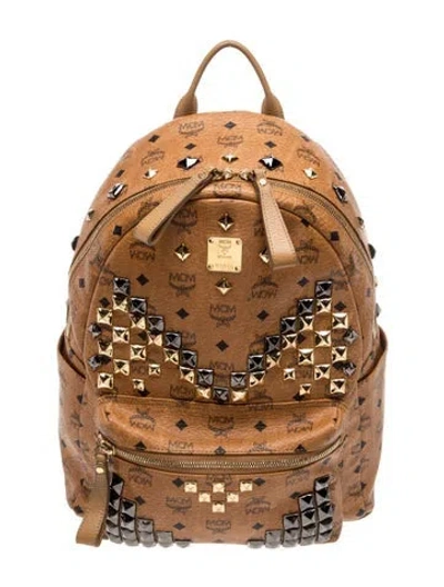 Pre-owned Mcm Backpack In Brown