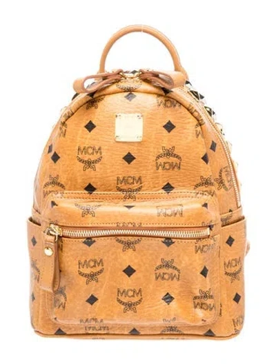 Pre-owned Mcm Backpack In Brown