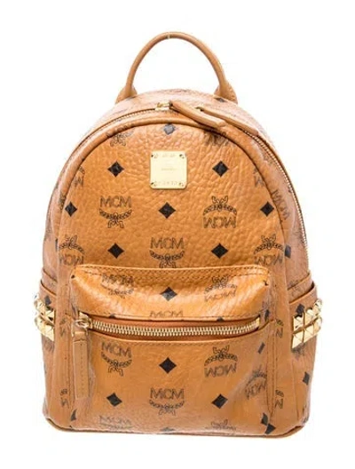 Pre-owned Mcm Backpack In Brown