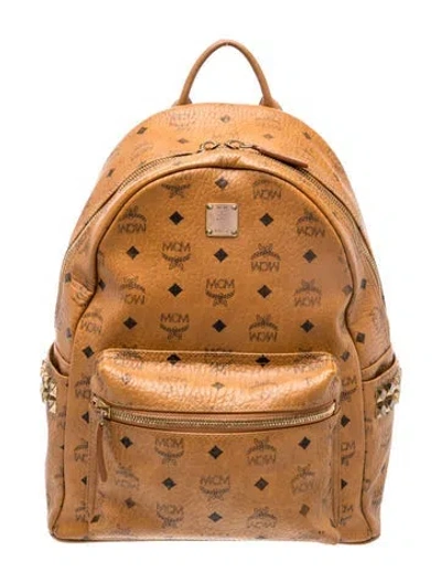 Pre-owned Mcm Backpack In Brown