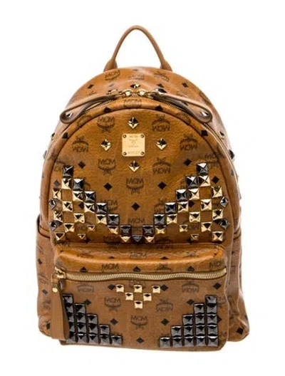 Pre-owned Mcm Backpack In Brown
