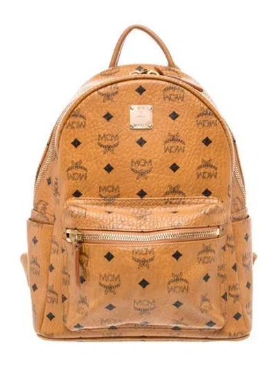 Pre-owned Mcm Backpack In Brown