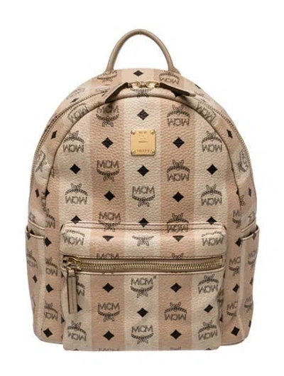 Pre-owned Mcm Backpack In Neutral