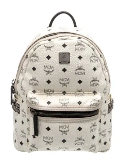 Pre-owned Mcm Backpack In Neutrals