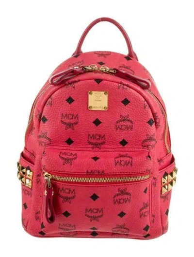 Pre-owned Mcm Backpack In Pink