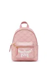 Mcm Backpack "stark Lauretos" In Pink