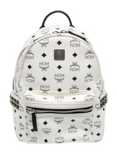 Pre-owned Mcm Backpack In White