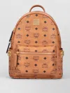 Mcm Backpacks Top Handle Adjustable Straps Front Pocket In Brown
