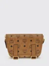 Mcm Aren Mini Shoulder Bag In Brown
