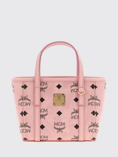Mcm Bag Men Color Pink In Blue