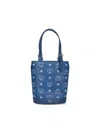 Mcm Handle Strap Shoulder Bag In Blue
