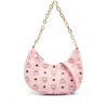 Mcm Chain Strap Shoulder Bag In Pink