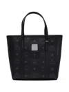 Mcm Shopper Bag Mini In Black
