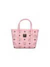 Mcm Mini Tote Bag Toni Top-zip In Pink