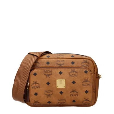 Mcm Bags With Tracolla Aren Man Brown And Cognac