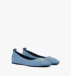 Mcm Ballerina Shoes In Econyl In Blue
