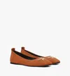 Mcm Ballerina Shoes In Econyl In Brown