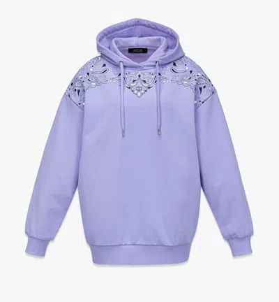 Mcm Bandana Monogram Sweatshirt In Purple