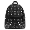 Mcm Bandana Visetos Stark Backpack In Black