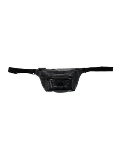 Pre-owned Mcm Belt Bag In Black