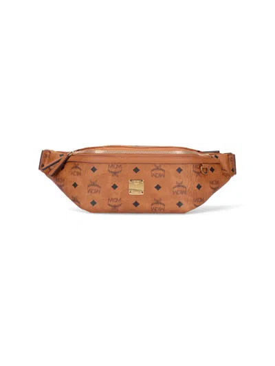 Mcm Belt Bag "fursten" In Brown