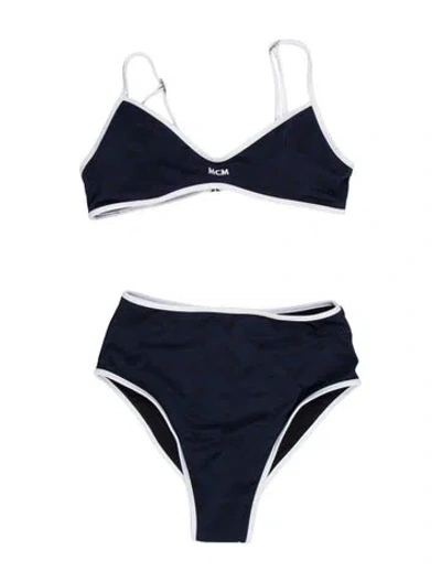 Pre-owned Mcm Bikini In Blue