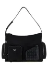 Mcm Black Aren Medium Shoulder Bag In Black