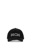 MCM BLACK COTTON BASEBALL CAP