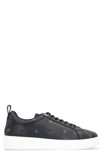 Mcm Black Lace-up Sneakers