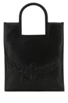 Mcm Nappa Leather Shopping Bag With Laurel Motif