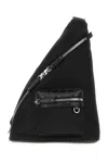 Mcm Zippered Shoulder Bag In Black