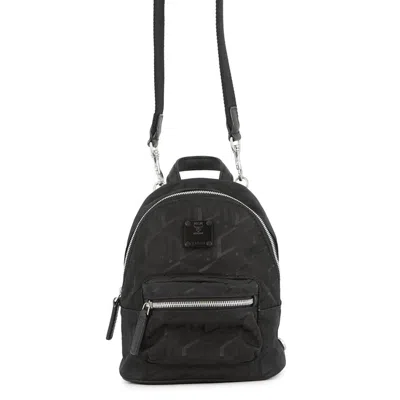 Pre-owned Mcm Black Nylon Shoulder Bag ()