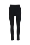Mcm Logo Print Stretch Leggings In Bk