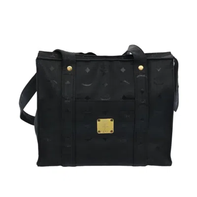 Mcm Synthetic Shoulder Bag () In Black