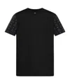 Mcm Monogram-pattern T-shirt In Black