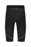 Mcm Black Viscose Blend Leggings In Black