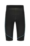 Mcm Black Viscose Blend Leggings In Bk