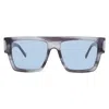 Mcm Blue Browline Unisex Sunglasses Mw0011 20v 55 In Gray
