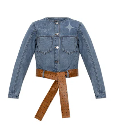 Mcm Blue Denim Jacket