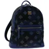 MCM MCM BLUE SYNTHETIC BACKPACK BAG (PRE-OWNED)