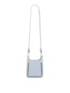 Mcm Pastel Light Blue Leather Mini Himmel Hobo Crossbody Bag In Blue