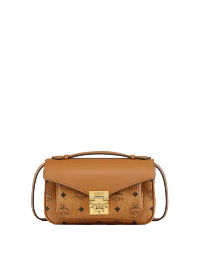 Mcm Medium Tracy Crossbody Bag In Brown