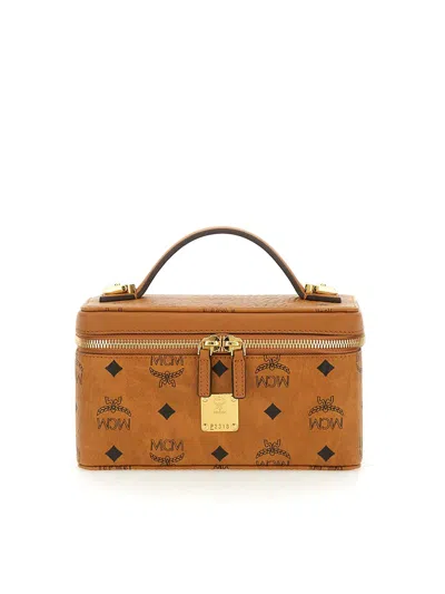 Mcm Bag With Logo In Brown
