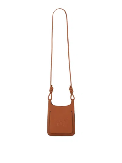 Mcm Hobo Bag Himmel In Brown