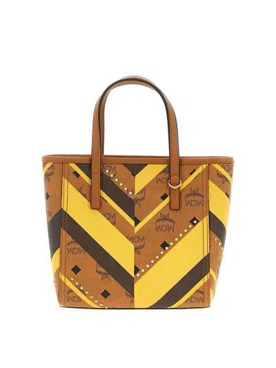 Mcm Toni Mini Shopping Bag In Multi